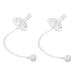 Combined 4 pieces of water outlet Baby bottle Silicone Straw water bottle Straw bottle Sucker Sucker Straw For Milch bottle Long -lived baby bottle straw milk cup straw