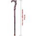 Wooden Walking Stick Solid Cane Walking Stick Old Man Playing Crutches Solid Wood Walking Stick (Color : Brown Size : Height 175180cm) Brown Height 170175cm - Buy Online on GoSupps.com
