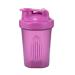 Shaker bottle for protein powder Mixed plastic workout water bottle 400ml with mixball anti-leak cap shaker cups for fitness sport gym supplement drinking bottles (purple) violet