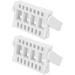 2 Pieces 16 Holes Nail Drill Bits Display Racks Holder Grinding Head Storage Box Organizer Callus Remover Dead Skin File Pedicure Tools (White) - Buy Online on GoSupps.com