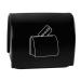 PopetPop 1stk blade recycling box case for razor razor disposal case facial razor razor-blade dispenser barbershop-collar case storage container MA trash man black 6.5x6cm