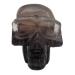 Natural Crystal Rough Big 355g Natural Fluorite Carved Skull Realistic Fengshui Stone Minerals Crystal Christmas Specimens Reiki
