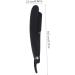 Frcolor Engraved Manual Razor Holder - Foldable Shaver & Eyebrow Razor Stand - Black 14.5x2.5cm | Premium Man Tool Handle - Buy Online on GoSupps.com