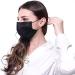 100 Pack Adult Disposable Face Masks | 3-Layer Black Face Mask | Soft Elastic Earloop | Breathable & Comfortable - Buy Online on GoSupps.com