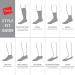 Hanes Ultimate Girls' 6-Pack Low Cut Socks - Size 10.5-4, Medium White - Buy Online on GoSupps.com