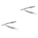 minkissy 2pcs Razor Stainless Steel Hairy Knife Man
