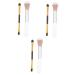Beavorty 6 Pcs Makeup Brush Eyeshadow Smudge Brush Eye Brush Eyeliner Brush Miss Highlight Thin Angle Wool