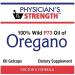 Physicians Strength 100% Wild P73 Oil of Oregano - 60 Gelcaps, All-Natural Dietary Supplement for Adults, Daily Use - Buy Online on GoSupps.com