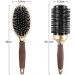 ENERRGECKO Natural Bristle Hair Brush - Anti-Static Styling Tool for Curls & Straight Hair - Perfect for Scalp Massage - International Shipping Available - Buy Online on GoSupps.com