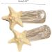 AJTUTUS Acrylic Starfish Shape Hairpins Hot Girls Duckbill Clear Hair Clip Spring Ponytail Side Hair Clip for Woman - Buy Online on GoSupps.com