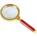 Metal Magnifier Child Elderly Reading Magnifier Spot Check Magnifier Handheld Portable Magnifier Made in China