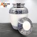 Akanksha Arts Small 6 x 4 inch Brass Cremation Urn Memorial Container - 650 ml White. Rare Handicraft with bag - Buy Online on GoSupps.com