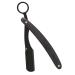 Frcolor razor hairdresser razor pumice stone for fingernails razor with a straight blade beard razor razor beard cutter razor blade rustproof steel folds change man