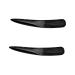 Lurrose 2 STK massage tab SCHABEILS PONT-MASSAGE TOON Multifunctional massage tab Massage device Stab massage Body massage board Magic wandering rod acupuncture dot horn crystal 17x3cmx2pcs blackx2st
