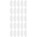 minkissy minkissy 25 Pieces Shower Face Shields For Eyes Eyebrow Shower Visor Clear Face Shield Shower Face Shield Masks For Showing Hairstyle