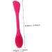 FRCOLOR 2pcs Silicone Cleaning Brush Silicone Facial Massager Silicone Cleanser Silicone Facial Scrubber Scrubber Massager Silicone Facial Bristle Brush Handheld Manual Rosy 16.5*3cm - Buy Online on GoSupps.com