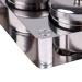 Piaopiaoniu 3-Piece Stainless Steel Nail Art Equipment Cups with Lids - Acrylic Liquid & Powder Holders for Nail Tools - Buy Online on GoSupps.com