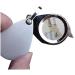 Magnifying 30mm 3X Pocket Folding Magnifier Reading Magnifying Glass Loupe with Key Chain Silver (Color : Silver) Good Times - Buy Online on GoSupps.com
