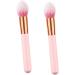 AUTSUPPL 2pcs Cosmetics Brush Cosmetic Brush Highlighter Makeup Brush Cosmetics Powder Brush Wooden - Buy Online on GoSupps.com