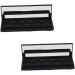 Ipetboom 4 Pcs Eyeshadow Magnetic Palette Travel Makeup Accessories Eye Shadow Box Child Makeup Powder Pack 14.8*5.1cmx2pcs Blackx2pcs - Buy Online on GoSupps.com