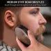 Premium Walnut Boar Bristle Beard Brush for Men - Softens & Styles Facial Hair - Buy Online on GoSupps.com