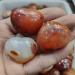 Natural Crystal Rough 3pcs Natural Heart-Shaped Colorful Red Carnelian Agate Flame Geode Stones - Buy Online on GoSupps.com