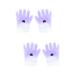 FOMIYES 2 Pairs Lavender Hand Wax Set Beauty Hand Wax Cover Paraffin Wax Dry Skin Socks Wax Hand Cover Gloves Spa Wax Cover Gel Socks The Mitten Mittens Care Pe Bag Nursing Supplies Purple