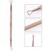 Rose Gold Metal Cuticle Pusher Set | Triangle Cuticle Peeler & Scraper | Double Ended Pusher | Manicure Tools for Fingernails & Toenails - Buy Online on GoSupps.com