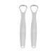 Tongue scraping 2 pieces of tongue made of stainless steel treatment of bad breath for adults and children portable tongue scraps made of metal tongue scraper for oral care easy to use (s)