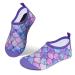 Toddler Kids-Water-Shoes Lightweight Non-Slip Aqua-Socks Swim-Shoes for Beach-Pool Walking for Boys Girls 1-2 Little Kid Bt-yl/Pink-purple