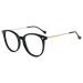Firmoo Blue Light Blocking Reading Glasses Women/Men Retro Round Anti Eyestrain Computer Gaming Glasses Black 0.0 x