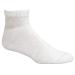 Diabetic Socks (10-13) Ankle White 3 Pair