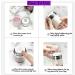 Furnido 2 Pack 1 oz Airless Pump Jars for Makeup and Skincare - Refillable Travel Lotion Containers - White - Buy Online on GoSupps.com