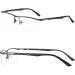 Riccie Intelligent Progressive Glasses for Men - Multifocal Anti-Glare Presbyopia Readers with HD Aspherical Resin Lenses +1.0 to +3.0 - Buy Online on GoSupps.com