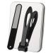RIYAN 2-Piece Stainless Steel Big Mouth Nail Clippers Anti-Splash Nail Clippers Set