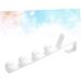Cabilock 3pcs 5 The Hooks Coat Towel Hat Holders Rack Hangerwhitel Hanging Multifunctional Over Door Plastic medium White - Buy Online on GoSupps.com