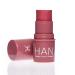 HAN Skincare Cosmetics All Natural 3-in-1 Multistick for Cheeks, Lips, Eyes, Rose Berry | 0.20 oz