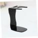 Beavorty Razor Stand Holder for Safety Razors with Bowl - Rustproof Steel Combo - Manual Shaving Stand - 11.2x7.6cm Black - Buy Online on GoSupps.com