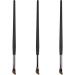 KALLORY 3pcs Eyebrow Brush Eyeliner Pencil Angled Makeup Brush Eyeliner Tool Applicator Flat Head Gel