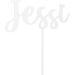 Custom Cake Topper - High-Quality Wood & Acrylic Cake Decoration Sticks (10-25cm) | Superfine Engraving for Any Occasion - Buy Online on GoSupps.com