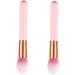 Mikinona 2pcs Cosmetics Brush Cosmetic Brush Powder Makeup Brush Makeup Brushs Makeup Powder Brush Wooden - Buy Online on GoSupps.com