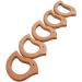 Wendysun 10pcs Cartoon Wood Teether Natural Animal Pigeon Shape Baby Teething Toy - Buy Online on GoSupps.com