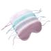 EleCharm Satin Silk Eye Mask 4 Color Assorted Sleeping Mask with Adjustable Elastic Ear Loops Blindfold for Travel Meditation Nap