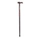 Solid Wood Cane Cane Elderly Solid Wood Crutches Mahogany Leading Carving Walking Stick Elderly Walker Full of Stars