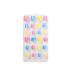 dijiusidy 1 Set Christmas Nail Wraps Cartoons Style Decor Adorable False Fingernails Children Removable Art Decals DIY Manicure PNT-16-04