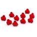 30pcs Red Velvet Mini Hair Claw Clips - Non-Slip Small Plastic Jaw Clips for Girls and Women - Buy Online on GoSupps.com