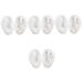 4 Pairs Artificial Ears Ear Model for Studs Wearing Silicone Ear Model Artificial Display Ear Model Fake Ear Model Artificial Ear Model Silicone Ear Mold Simulation Ear Mold