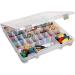 ArtBin 9101AB Super Satchel Slim with Removable Dividers Art & Craft Organizer 1 Plastic Storage Case Clear Divided Compartments - Buy Online on GoSupps.com