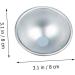OUNONA 18 Pcs Mold Ball Cake Pans Chocolate Candy Baking Cookie Moulds Mini Dome Cake Tins Muffin Baking Cups Hemisphere Cake Pan Sphere Cake Mould Paper Cup Non Stick 3D Aluminum Alloy Silverx3pcs 8X8X4CMx3pcs - Buy Online on GoSupps.com