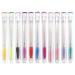 10Pcs Reusable Eyebrow Brush Tube Dust-Proof Eyelash Brush Tube Replaceable Makeup Brushes Mascara with New Eyelash Resin Drill